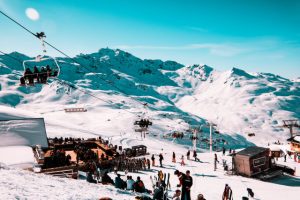 Station de ski dans les Alpes